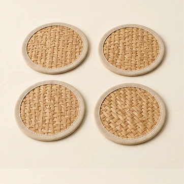 Petal Cup Coasters — Set of 4